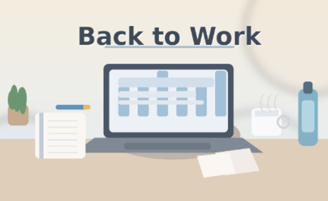 Back to work na de vakantie: zo maak je een frisse start